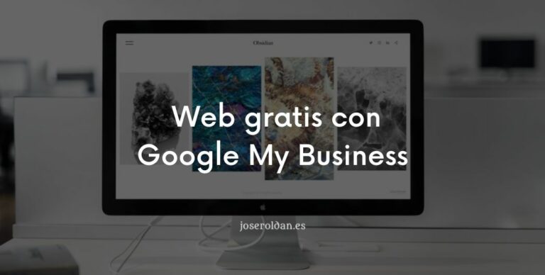 Crear una web gratis con Google My Business