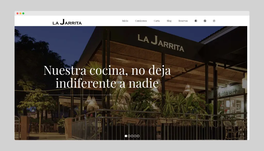 Página web de La Jarrita